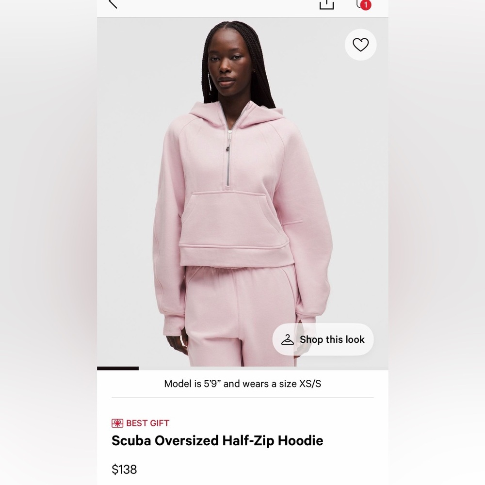 Lululemon Scuba Half-Zip Hoodie